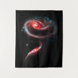Tapiz Galaxia Rosa Rojo Medio