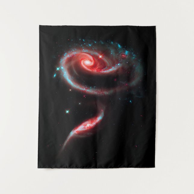 Tapiz Galaxia Rosa Rojo Medio (Anverso)
