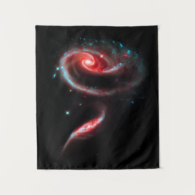 Tapiz Galaxia Rosa Rojo Pequeño (Anverso)