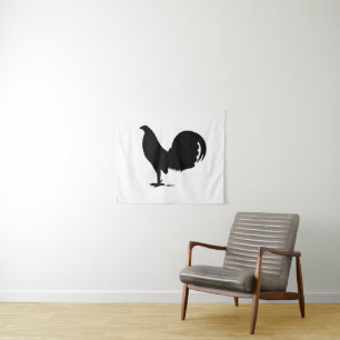 Tapiz Gamecock Rooster Silhouette