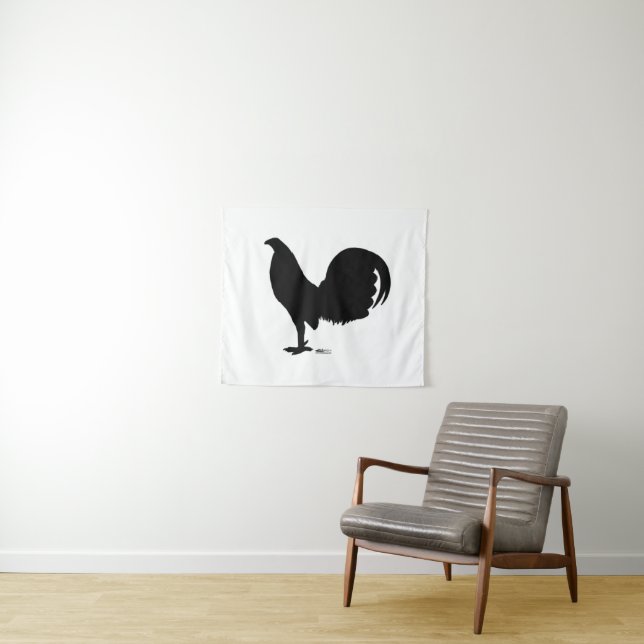 Tapiz Gamecock Rooster Silhouette (In situ (horizontal))