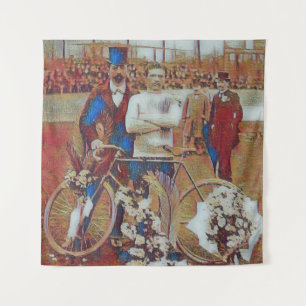 Tapiz Ganador del Tour De Francia 1903 Maurice Garin Dig