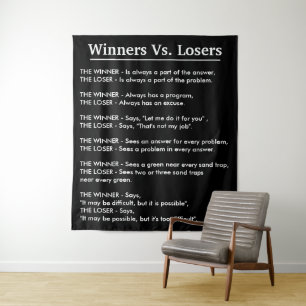Tapiz Ganadores Vs Perdedores