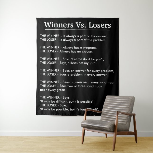 Tapiz Ganadores Vs Perdedores (In situ)