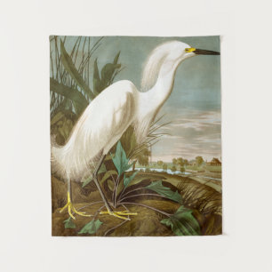 Tapiz Garza blanca por John James Audubon