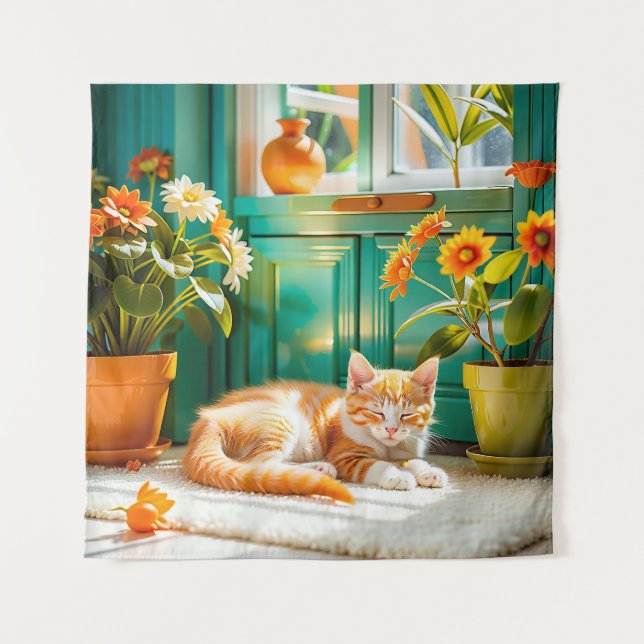 Tapiz Gatito dormido (Anverso)