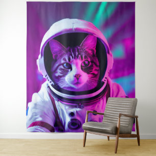 Tapiz gato astronauta