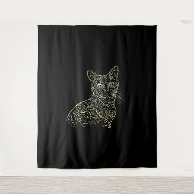 Tapiz Gato de corte (Anverso)