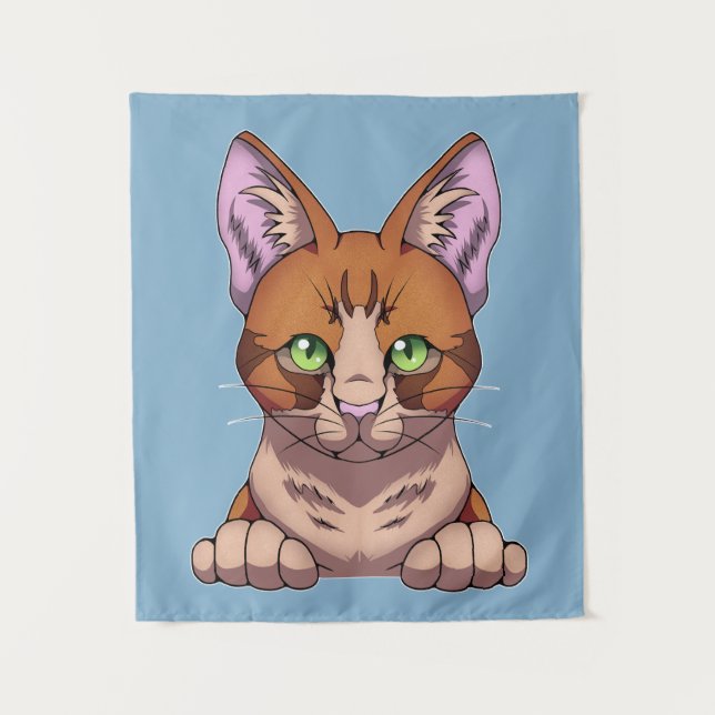 Tapiz Gato de corte (Anverso)