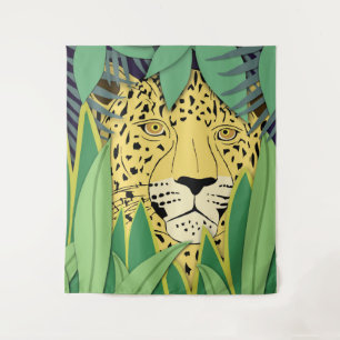 Tapiz Gato de la jungla #4 grande