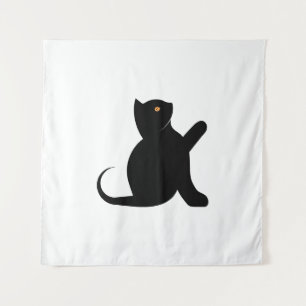 Tapiz Gato diciendo hola