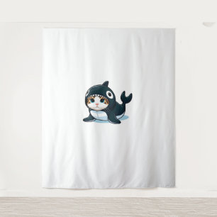 Tapiz Gato en estufa de orca