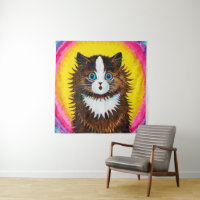 Gato en un arcoiris, Louis Wain