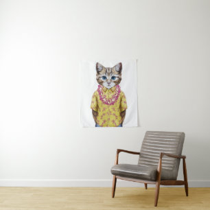 Tapiz Gato hawaiano del gatito