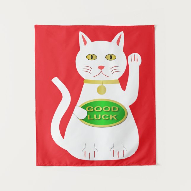 Tapiz Gato Lucky Oriental (Anverso)