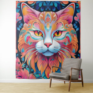 Tapiz Gato vectorial