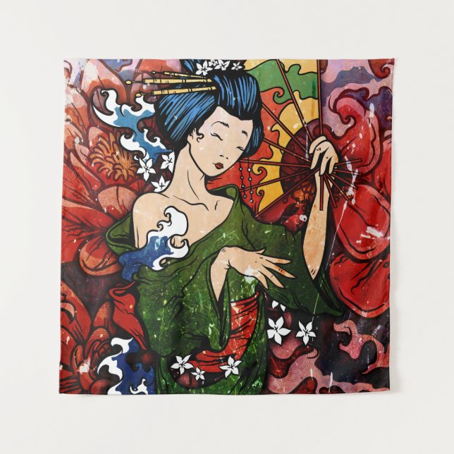 Tapiz Geisha (Anverso)