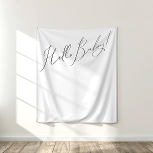 Tapiz Género caprichoso Neutral Hola Bebé Fondo