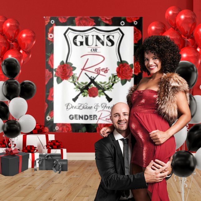 Tapiz Género de armas o Rosas revelan Baby Shower (Subido por el creador)
