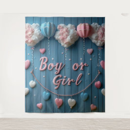 Tapiz Género Revelar fondo de niño o Chica grande