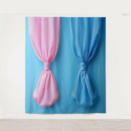 Tapiz Género revelar niño o Chica azul rosado