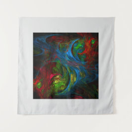 Tapiz Génesis Arte abstracto azul