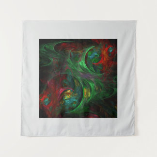 Tapiz Génesis Arte abstracto verde