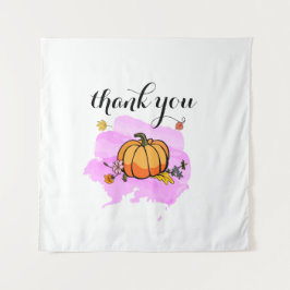 Tapiz genial, adorable calabaza amarilla moderna, amante