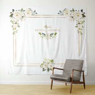 Tapiz Gente blanca Foto Booth Brioth Shower