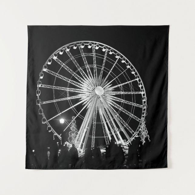 TAPIZ GENTE CERCA DE FERRIS WHEEL (Anverso)