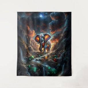 Tapiz Geode Elephant 01