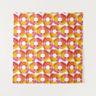 Tapiz Geometría colorida arte minimalista sin fisuras pa
