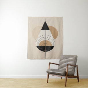 Tapiz Geometría espiritual simbólica arte en estilo míni