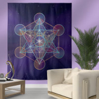 Geometría sagrada del cubo de Metatron