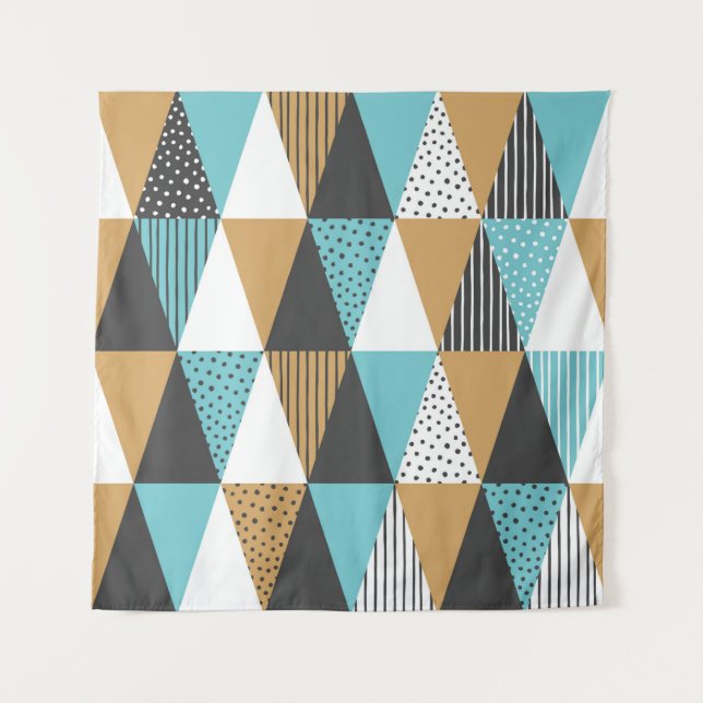 Tapiz Geometric background. Abstract vintage illustratio (Anverso)