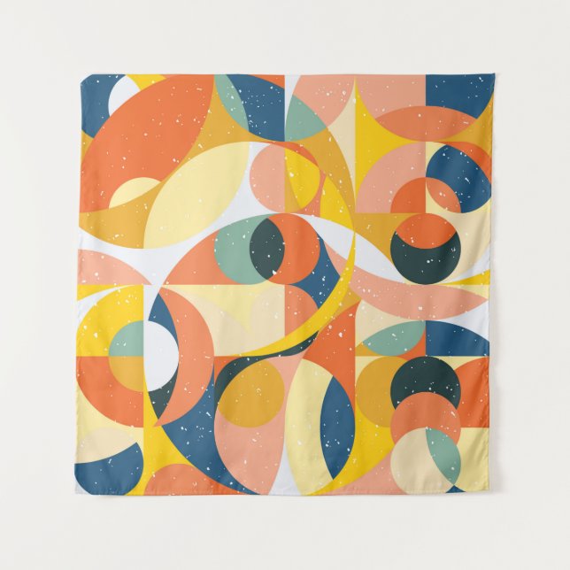 Tapiz Geometry minimalistic artwork pattern with simple  (Anverso)