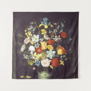 Tapiz Georg Flegel Gran pieza de flores (en nicho)