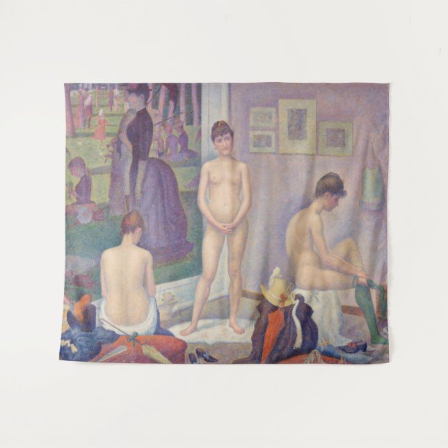 Tapiz Georges Seurat - Los Modelos (Anverso (horizontal))