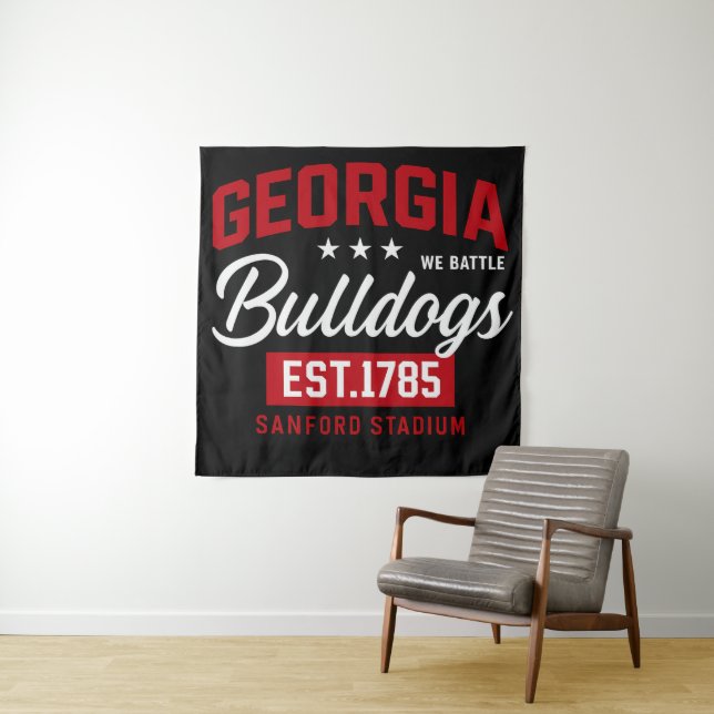 Tapiz Georgia  Vintage Stadium Banner | Collegia (In situ)