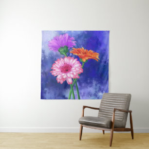 Tapiz Gerberas Tapestry Hermosas Flores