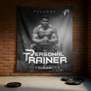 Tapiz Gimnasio de entrenador personal Personalizado