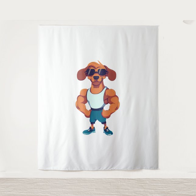 Tapiz Gimnasio de perro (Anverso)