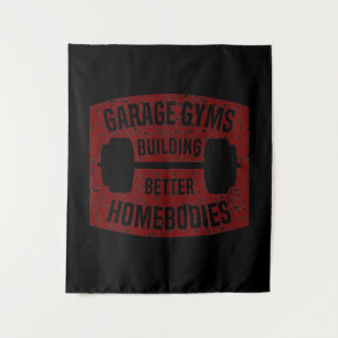 Tapiz Gimnasio Garage Construyendo Mejores Homeboetas Gi