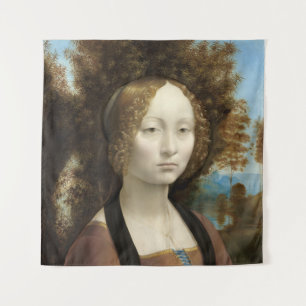 Tapiz Ginevra de' Benci Leonardo da Vinci  