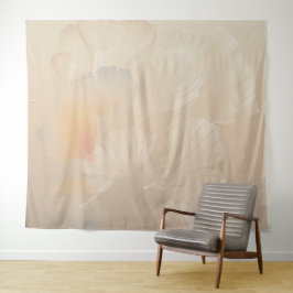 Tapiz Ginkgo Biloba Resumen Botánico Arte Gráfico Rubor