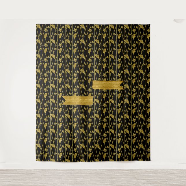 Tapiz ginkgo de "oro" - (Anverso)