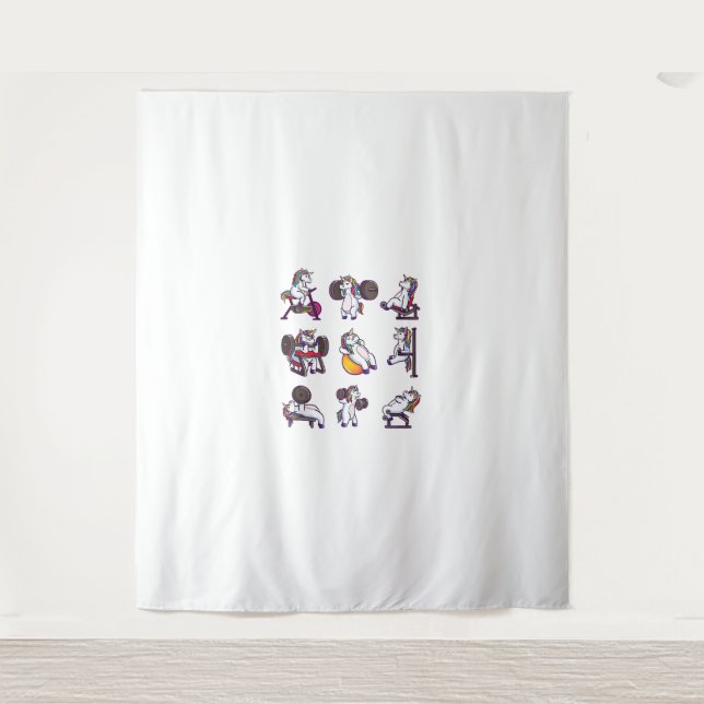 Tapiz Gir de entrenamiento de gimnasio de elevación de p (Anverso)