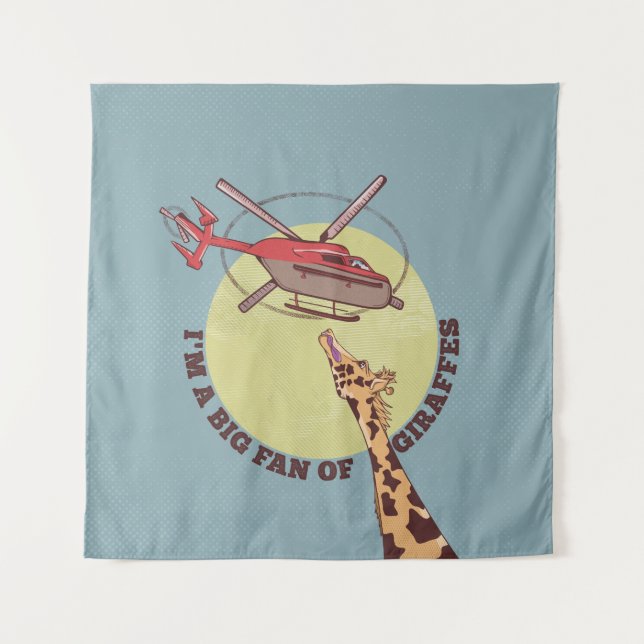 Tapiz Giraffe lover (Anverso)