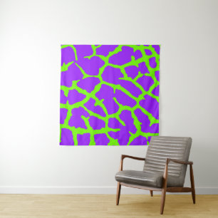 Tapiz Giraffe Print Mint Amethyst