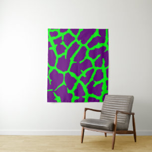 Tapiz Giraffe Print Wine Lime